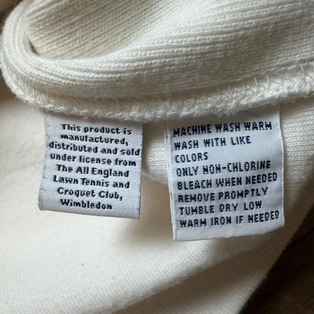 Vintage Polo Ralph Lauren Track Jacket Mens XXL White Full Zip MMIX Crest Logo